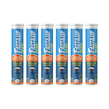 Fast&Up Reload Instant Electrolytes + Vitamins For Hydration & Energy Effervescent Tablet (20 Each) | Flavour Cola