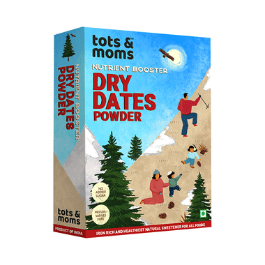 Tots And Moms Organic Dry Dates Powder 8 Month+