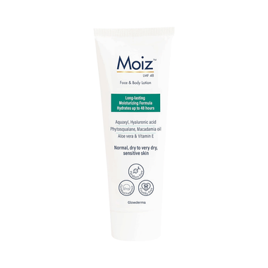 Moiz Lmf 48 Face & Body Lotion | Paraben, Fragrance & Cruelty-Free | Derma Care | For Normal, Dry To Very Dry, Sensitive Skin