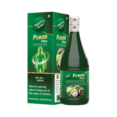 Amrith Noni Power Plus Ayurvedic Juice |Antioxidant| Boosts Immunity,Energy & Stamina |