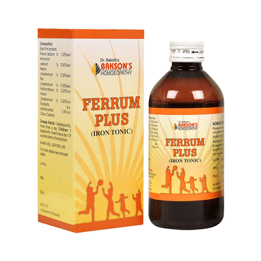 Bakson's Homeopathy Ferrum Plus Iron Tonic