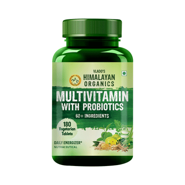 Vlado's Himalayan Organics Multivitamin With Probiotics 60+ Ingredients Tablet