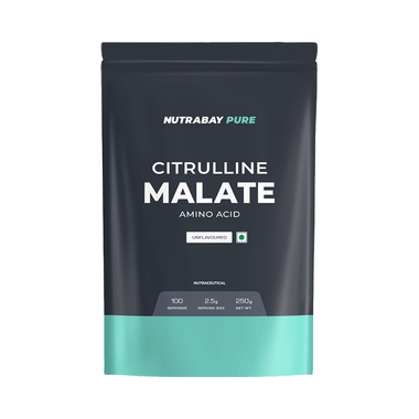 Nutrabay Citrulline Malate Amino Acid For Muscle Recovery & Endurance | Unflavoured