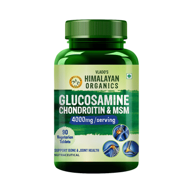 Vlado's Himalayan Organics Glucosamine Chondroitin MSM with Boswellia Tablet