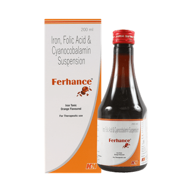 Ferhance Oral Suspension Orange