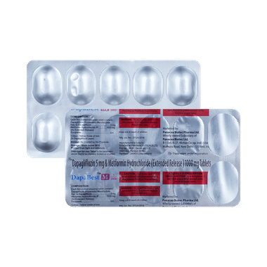 Dapabest M 5mg/1000mg Tablet ER