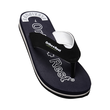 Ortho + Rest Men Slipper Orthopedic Super Soft, Lightweight And Comfortable Flip Flops For Home Daily Use Blue 7