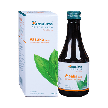 Himalaya Wellness Pure Herbs Vasaka Respiratory Wellness Syrup