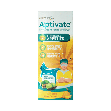 Aptivate 100% Ayurvedic For Appetite, Immunity & Growth | Syrup Mango