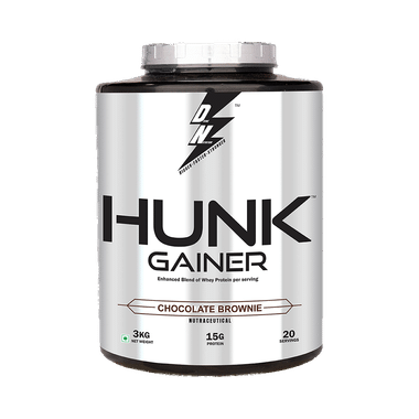 Divine Nutrition Hunk Gainer Powder Chocolate Brownie