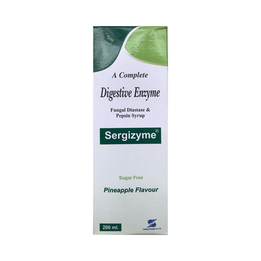 Sergizyme Syrup Pineapple Sugar Free