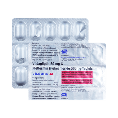 Vilsure M 500mg/50mg Tablet