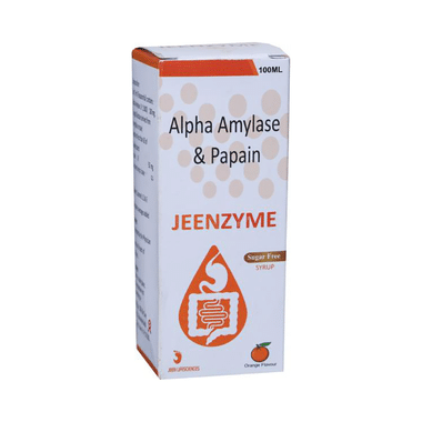 Jeenzyme Syrup Orange Sugar Free