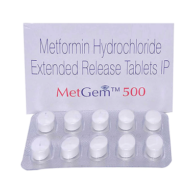 Metgem 500 Tablet ER