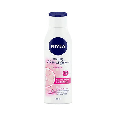 Nivea Natural Glow Body Lotion With Vitamin C | UV Filter For Even Tone | All Skin Types