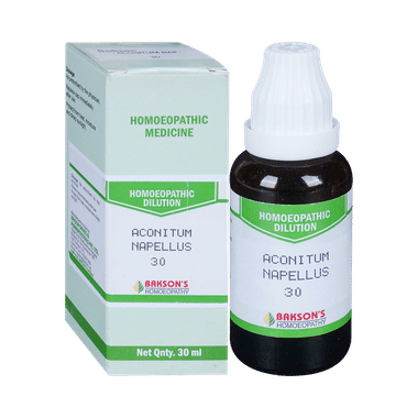 Bakson's Homeopathy Aconitum Napellus Dilution 30