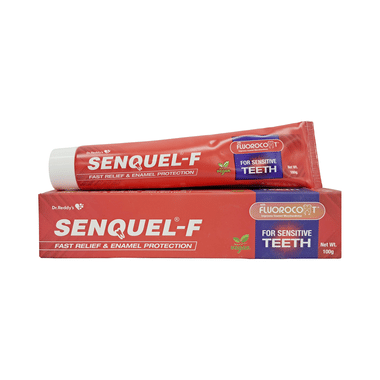 Senquel-F Medicated Toothpaste | For Sensitive Teeth & Gums | Fast Relief & Enamel Protection