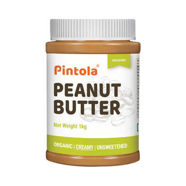 Pintola Organic Peanut Butter Unsweetened Butter Creamy