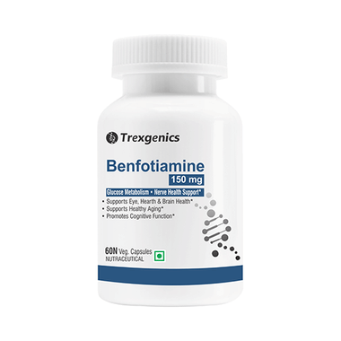 Trexgenics Benfotiamine 150mg Veg Capsule