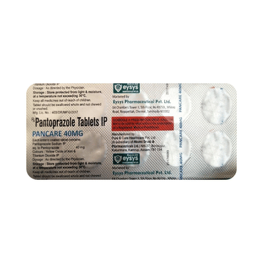 Pancare 40mg Tablet