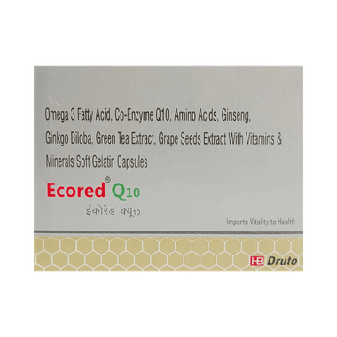 Ecored Q10 Soft Gelatin Capsule
