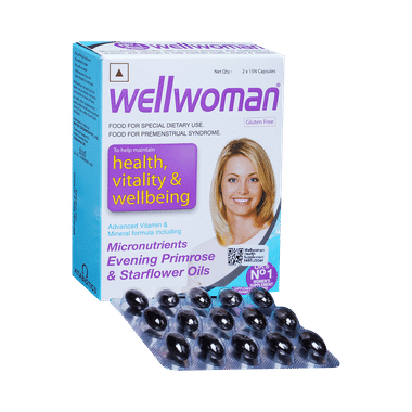 Wellwoman Health Supplement Capsule With Vitamins & Minerals | For Premenstrual Syndrome