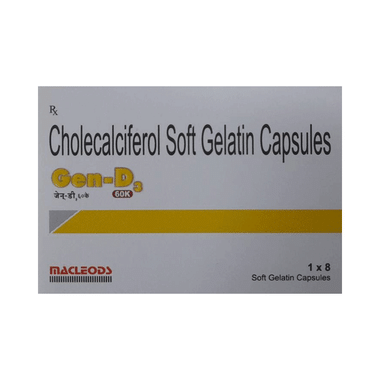 Gen-D3 60K Soft Gelatin Capsule