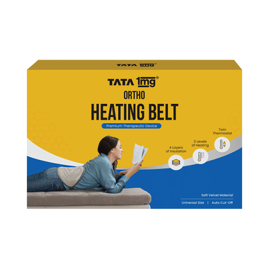 Tata 1mg Electric Heating Belt for Pain Relief & Period Cramps | 2 Thermostat | Universal