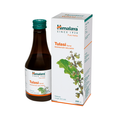 Himalaya Wellness Himalaya Tulasi Syrup | Respiratory Wellness | Helps Relieve Cough and Cold