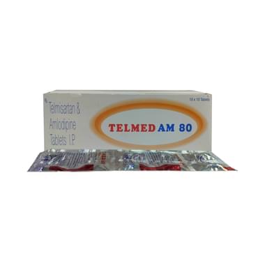 Telmed AM 80mg/5mg Tablet