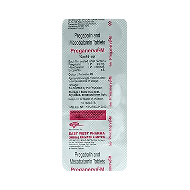 Preganerve M 750mcg/75mg Tablet