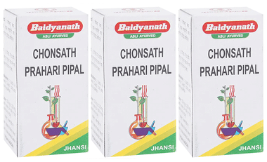 Baidyanath (Jhansi) Chonsath Prahari Pipal Bhasma (10gm Each)