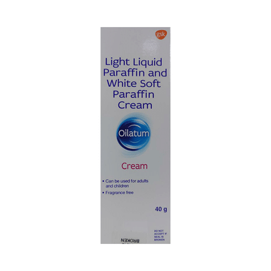 Oilatum Cream With Light Liquid Paraffin & White Soft Paraffin | Fragrance-Free