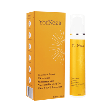 Yorneza Protect+Repair UV Defence Sunscreen With Niacinamide (50ml Each) SPF 50