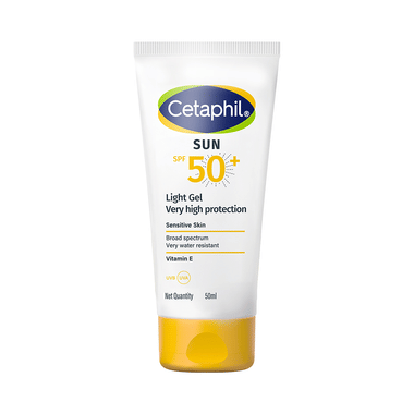 Cetaphil Sun Light High Protection Sunscreen Gel | SPF 50+ Sensitive Skin