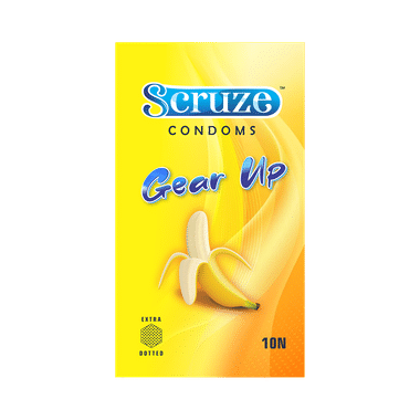 Scruze Condom Extra Dotted Gear Up