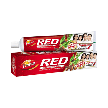 Dabur Red Toothpaste For Healthy Teeth & Gums | Fights Dental Problems
