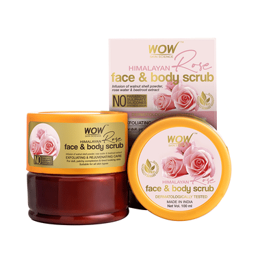 WOW Skin Science Himalayan Rose Face & Body Scrub