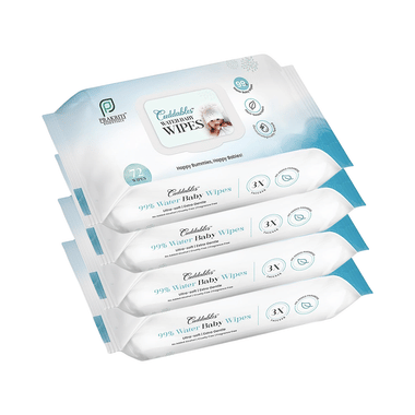 Cuddables Water Baby Wipes (72 Each)