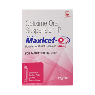 Maxicef-O 50mg Oral Suspension