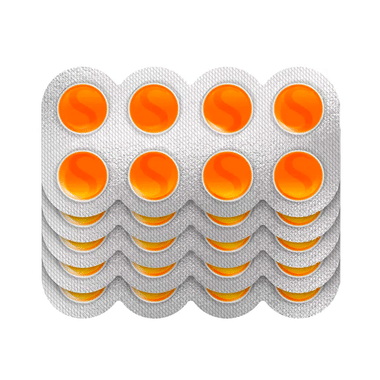 Strepsils Medicated Lozenges For Sore Throat Relief (8 Each) | Flavour Orange