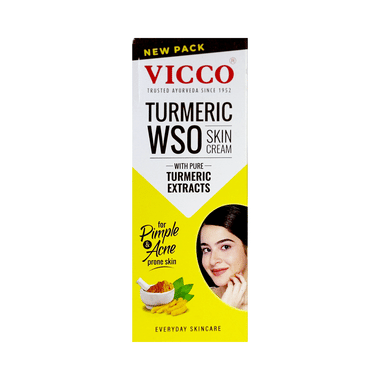 Vicco Turmeric Wso Skin Cream | Fights Pimples & Blemishes