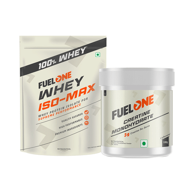 Fuel One Combo Pack Of Whey Iso-Max Mango Flavour (1 Kg) & Creatine Monohydrate (100gm)