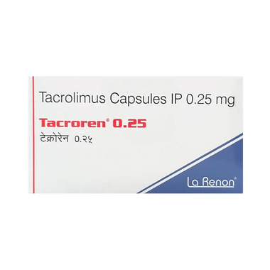 Tacroren 0.25mg Capsule
