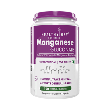HealthyHey Nutrition Manganese Gluconate Vegetable Capsule