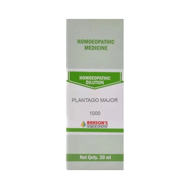 Bakson's Homoeopathy Plantago Major Dilution 1000 CH