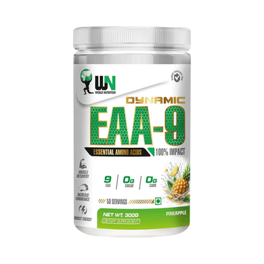 WN World Nutrition Dynamic EAA 9 Essential Amino Acids Powder Pineapple