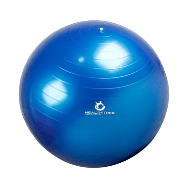 Healthtrek Anti Burst Gym/Yoga/Exercise/Swiss Ball 65cm Blue