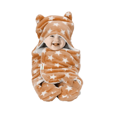 Oyo Baby Blanket Wrapper Sleeping Bag Star Beige