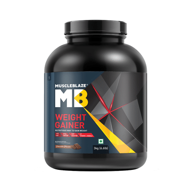 MuscleBlaze Weight Gainer | With Added Digezyme for Muscle Mass | Flavour Chocolate